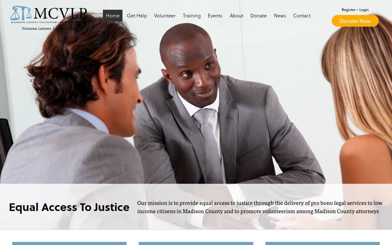 Madison County Volunteer Lawyers Program providing free legal services in Huntsville