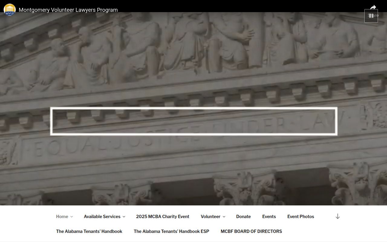 Montgomery Volunteer Lawyers Program providing free legal services to residents